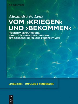 cover image of Vom ›kriegen  und ›bekommen